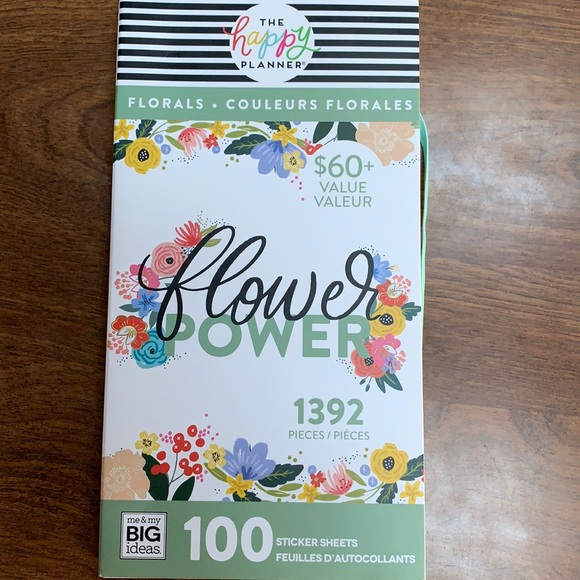 Happy Planner Flower Power Mega Sticker Book - Picture 1 of 8